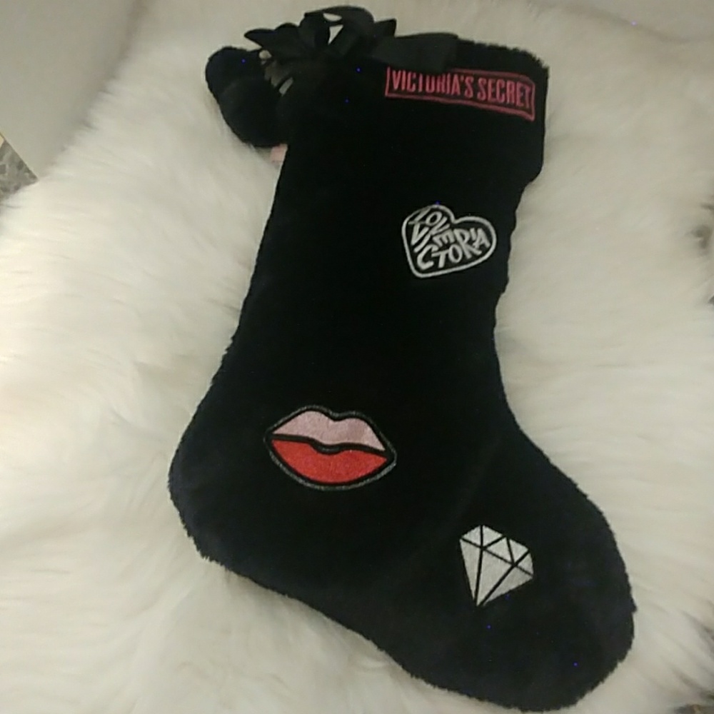 Victoria's Secret Patch Christmas Stocking